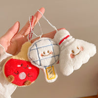 Sports Plush Keychain Pendant - World Cup Themed Mini Doll for Backpacks & Gifts