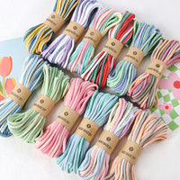4mm x 10m Gradient Dyed Cotton Rope for DIY Crafts and Jewelry Making