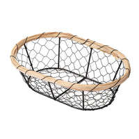 Japanese Style Woven Bread Basket Fruit Tray for Display and Home Use