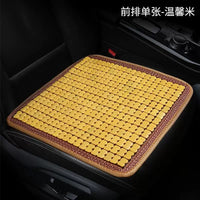 Forklift Seat Cushion Bamboo Mat Breathable Summer Pad for Engineering Vehicles