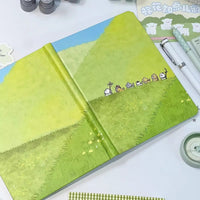 Cute Prairie Dog A5 Hardcover Lined Notebook for Students, Portable Journal and Memo Book