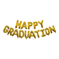 Happy Graduation Aluminum Film Balloon Set for Graduation Party Decoration