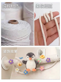 Decorative Rope Wrap Kit for Pipes with Ornaments