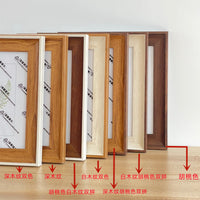 Square Photo Frame for Pictures, Calligraphy, and Paper Cuttings, Desktop or Wall Mount