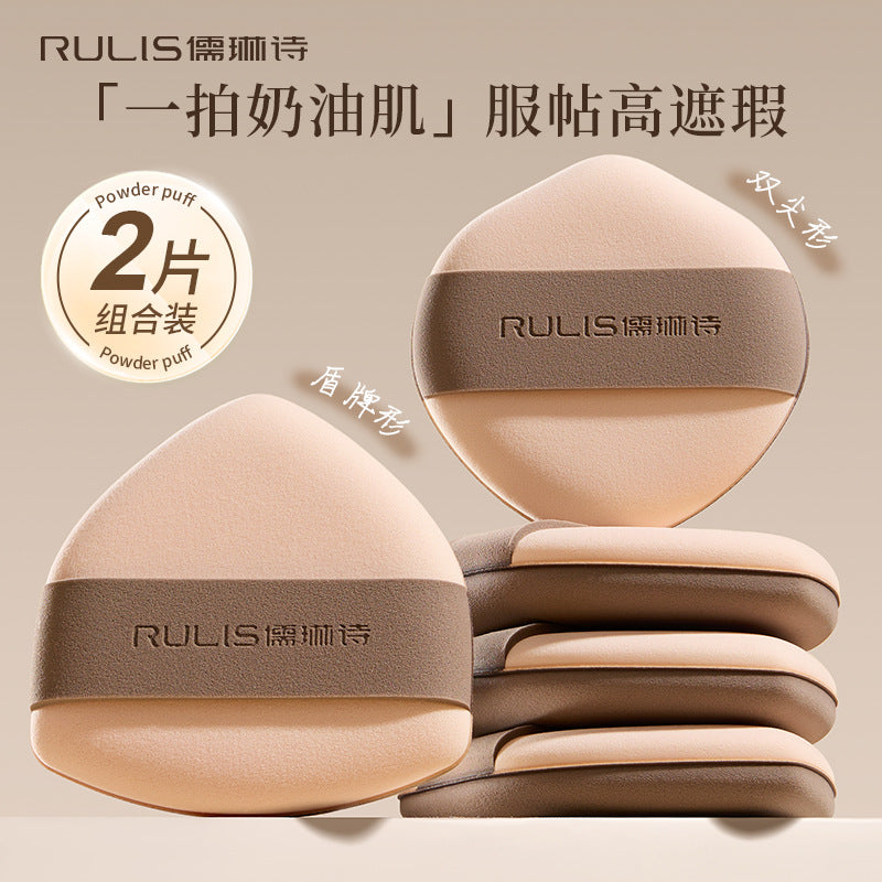 Marshmallow Soft Makeup Sponge Blender with Storage Case and Foundation Brush Set