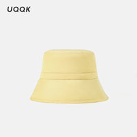 Japanese Style Solid Color Waterproof Short Brim Bucket Hat for Men and Women