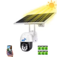 4G Solar Powered Outdoor Security Camera with HD Night Vision and Remote Monitoring