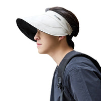 Wide Brim Sun Visor for Outdoor Sports and Fishing - UV Protection, Adjustable, Empty Top Design