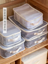 Travel Luggage Organizer Bags for Clothes, Underwear, and Shoes
