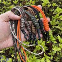 Hand-Woven 7-Core Paracord Lanyard for ID Badges, Keys, Flashlights - Portable Outdoor EDC Gear