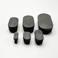 Oval Tube Inserts for Furniture Legs - PE Plastic End Caps for Chairs and Tables