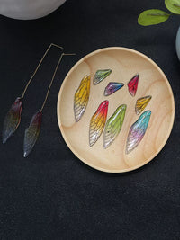Resin Cicada Wing Charms for DIY Jewelry Making