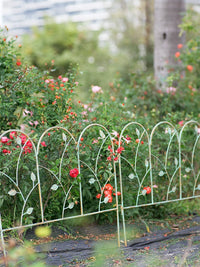 Vintage Iron Garden Fence Panel Decorative Outdoor Border Edging