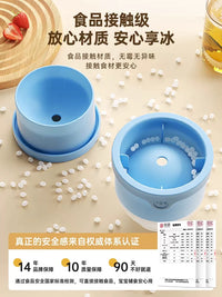 Food Grade Silicone Sphere Ice Ball Maker Mold for Whiskey and Cocktails, Large Round Ice Cube Tray