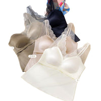 Silk Satin Lace Camisole with V-Neck and Backless Design