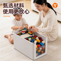 Japanese Style Rectangular Storage Bins for Cabinets and Pantry Organization, Set of 2