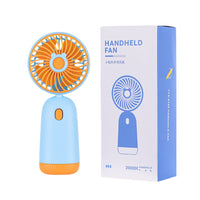 Mini Portable USB Rechargeable Handheld Fan with Custom Logo Support for Desk and Office Use