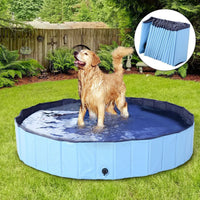 Foldable PVC Pet Swimming Pool for Dogs and Cats, Portable Bathing Tub for Outdoor and Indoor Use