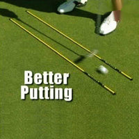 Golf Putting Alignment Stick Swing Trainer Posture Corrector for Beginners