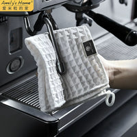 Barista Coffee Machine Waffle Weave Cleaning Cloths, Super Absorbent Kitchen Dish Towels