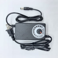 Adjustable 3-12V 2A/3A/5A Universal Power Adapter with 8-in-1 Connector Tips for LED Lights and More