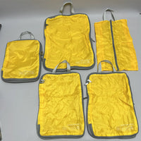 5-Piece Travel Organizer Set Waterproof Compression Packing Cubes for Clothes Underwear Luggage