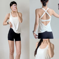 Women's Padded Sports Bra Tank Top for Yoga and Running