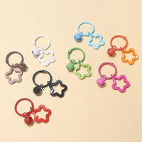 Floral Bell Star Keychain for Bags and Gifts