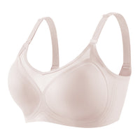 Seamless Wireless Bra with Fixed Pads for Lift and Support