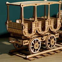Adult 3D Wooden Puzzle - Wine Transport Truck Model Kit