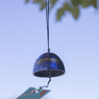 Japanese Nambu Cast Iron Wind Chime Garden Decor - Tateyama Raicho Design