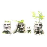 3D Printed Cute Character Aquarium Ornament for Micro Landscape and Potted Plants