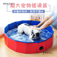 Foldable Pet Bath Tub & Pool for Dogs and Cats - Portable Indoor/Outdoor Washing Station