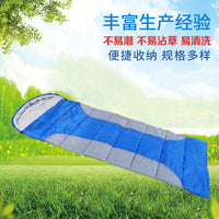 Outdoor Camping Sleeping Bag, Single Person, Lightweight Portable Envelope Sleeping Bag with Hood for Hiking Travel