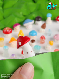 Miniature Mushroom Fairy Blind Bag Figurines - Creative Micro Landscape Ornaments