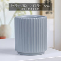 Modern Minimalist Ceramic Planter Pot Set for Succulents Orchids Cacti