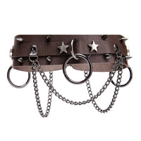 Halloween Medieval Punk Retro Armor Choker Necklace Cosplay Accessory