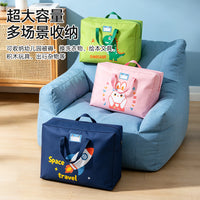 Cartoon Kids Oxford Cloth Storage Bag, Waterproof & Moisture-proof, Large Capacity Quilt Organizer for Kindergarten