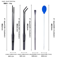 Reptile Feeding Tongs and Spoon Set for Lizards, Turtles, and Amphibians