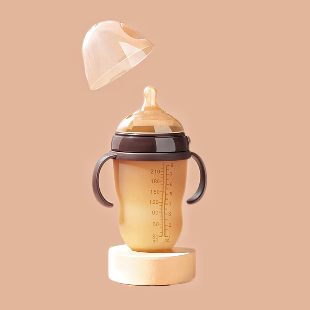 Baby Silicone Breast-Like Feeding Bottle for Weaning, 150ml/250ml