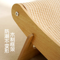Crab-Shaped Cat Scratcher Sofa with Sisal or Corrugated Cardboard Pad