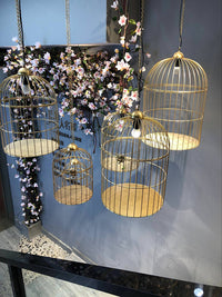 European Style Iron Art Birdcage Decor for Weddings & Photography Props