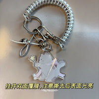 Fairy Kitten Heart Keychain for Car Keys, Bags, and Gifts
