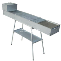 Extra-Wide 1.5m Commercial Charcoal BBQ Grill for Outdoor Use