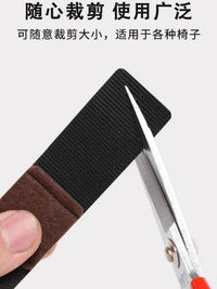 Bow-Shaped Steel Tube Chair Leg Caps for Office and Computer Chairs, Anti-Wear and Non-Slip Floor Protectors