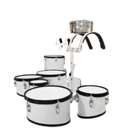 5-Piece Marching Drum Set with Carrier
