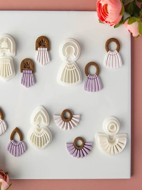Bohemian Polymer Clay Earring Molds Geometric Pendant DIY Craft Tools