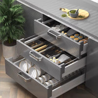 Household Built-in Drawer Organizer for Cutlery, Chopsticks, and Kitchen Utensils - Kitchen Drawer Divider Storage Box