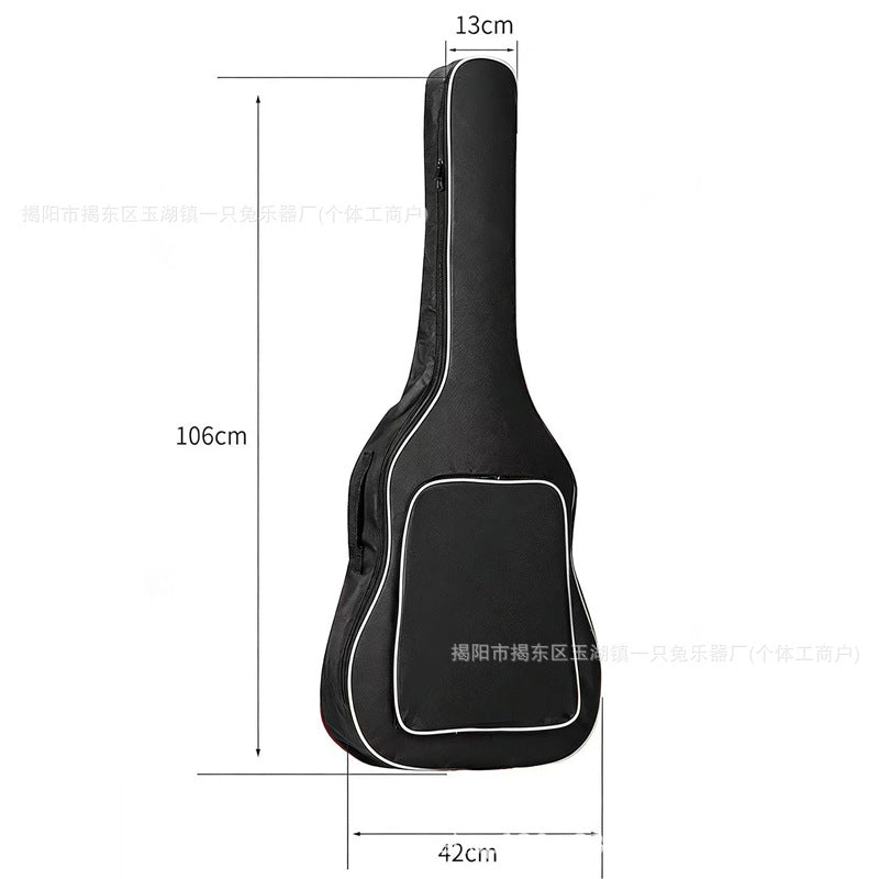 41-inch Padded Acoustic Guitar Gig Bag with Dual Shoulder Straps