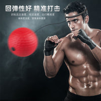 Head-Mounted Boxing Reflex Speed Ball for Training and Stress Relief